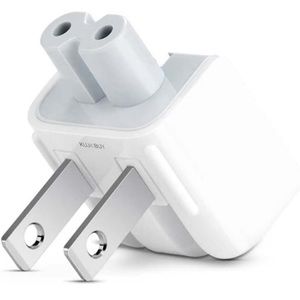 Apple AC Power Adapter Plug Travel Charger Wall Plug Converter US MacBook iPhone